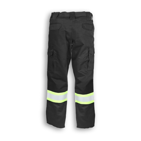 Woman’s Hi-Vis Black Polyester/Cotton Cargo Pants by Big K Clothing - Style BK908BLKW