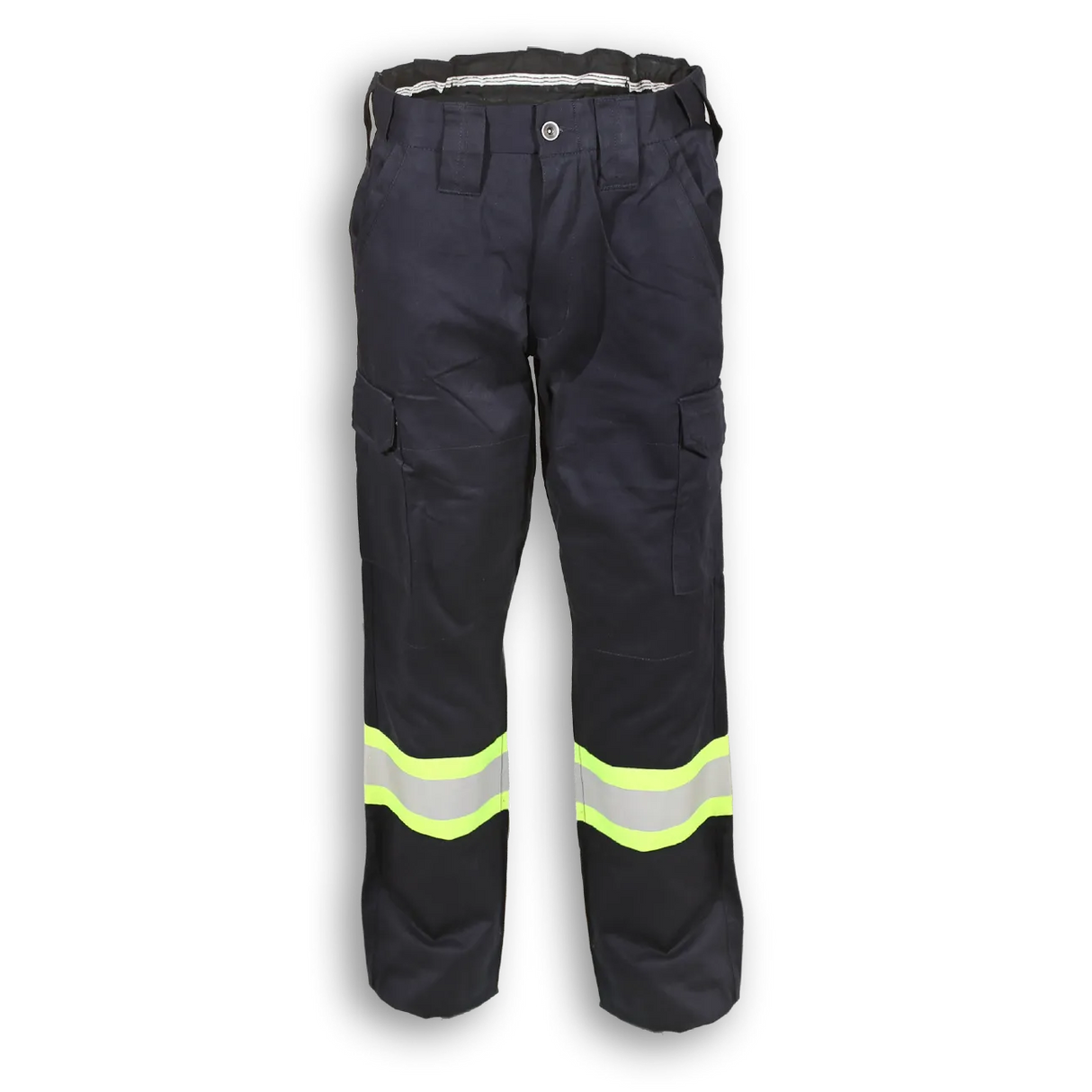 Hi-Vis Navy Polyester/Cotton Cargo Pants by Big K Clothing - Style BK908NV