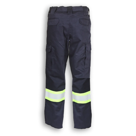 Hi-Vis Navy Polyester/Cotton Cargo Pants by Big K Clothing - Style BK908NV