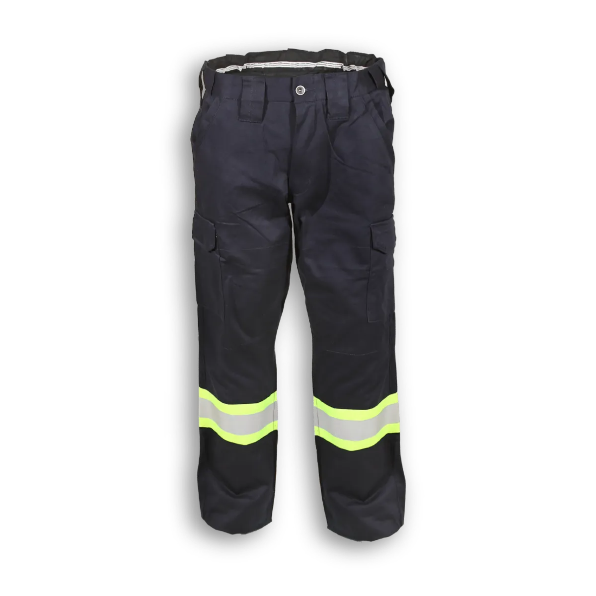 Woman’s Hi-Vis Navy Polyester/Cotton Cargo Pants by Big K Clothing - Style BK908NVW
