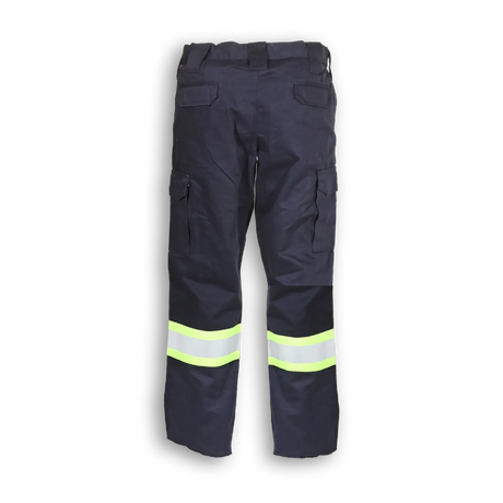 Woman’s Hi-Vis Navy Polyester/Cotton Cargo Pants by Big K Clothing - Style BK908NVW