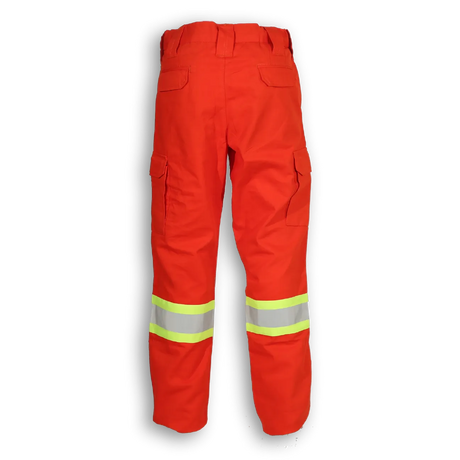 Hi-Vis Orange Polyester/Cotton Cargo Pants by Big K Clothing - Style BK908ORG