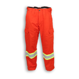 Woman’s Hi-Vis Orange Polyester/Cotton Cargo Pants by Big K Clothing - Style BK908ORGW