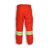 Woman’s Hi-Vis Orange Polyester/Cotton Cargo Pants by Big K Clothing - Style BK908ORGW