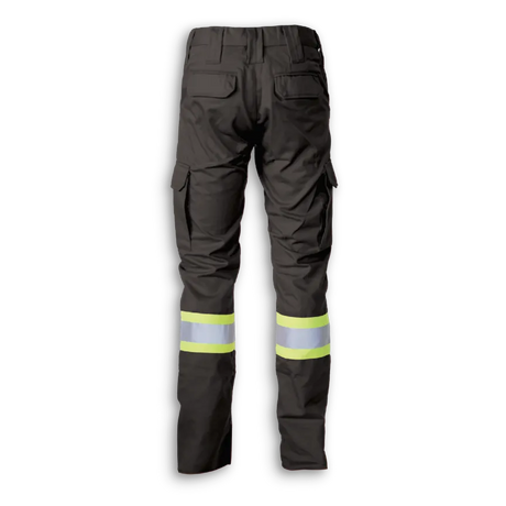 Woman’s Hi-Vis Black Polyester/Cotton Cargo Pants by Big K Clothing - Style BK908BLKW