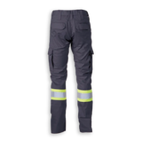 Woman’s Hi-Vis Navy Polyester/Cotton Cargo Pants by Big K Clothing - Style BK908NVW