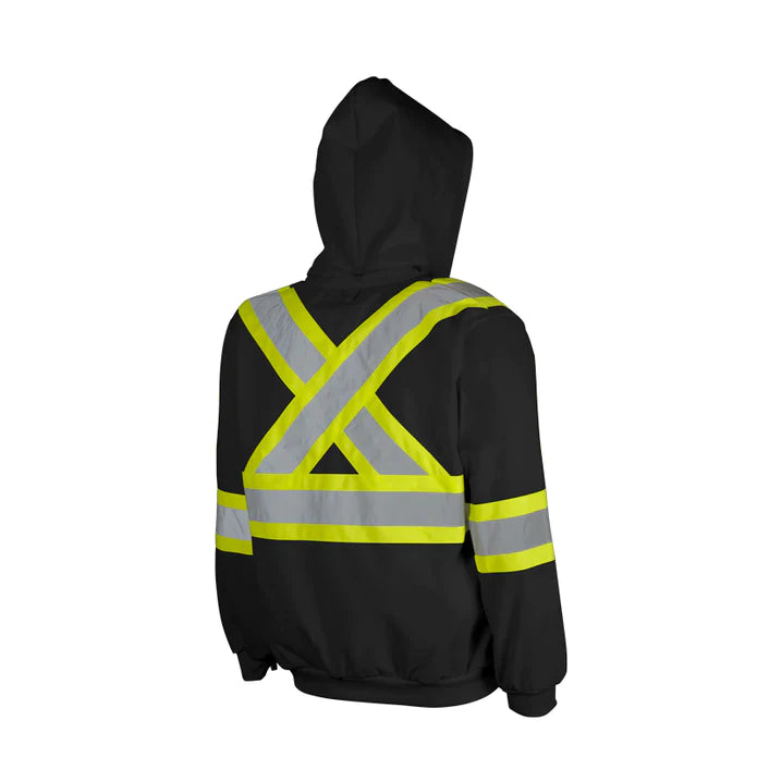 Black high visibility hoodie cheap
