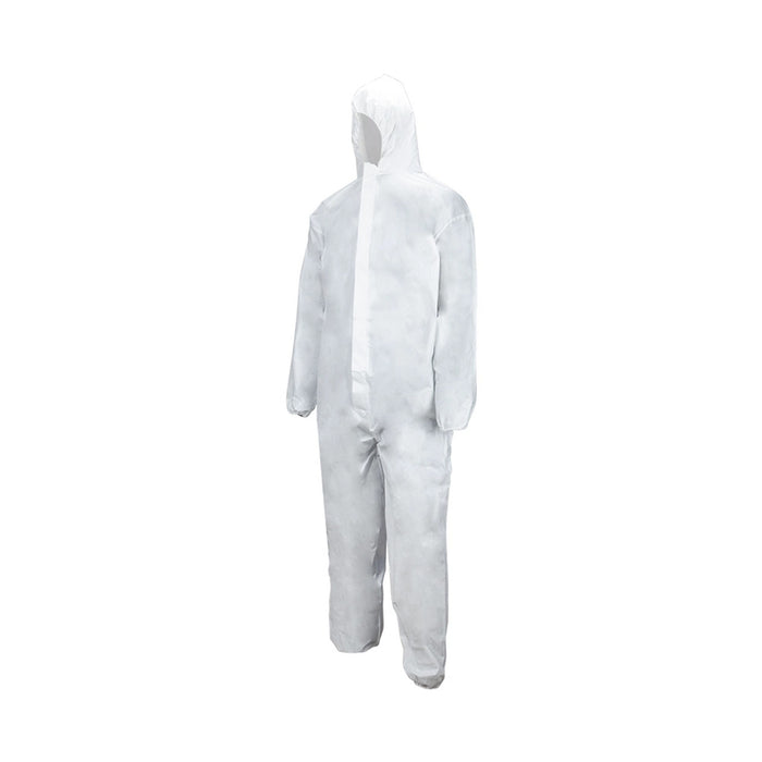 White Disposable Microporous Coveralls by Wasip - Style C752711XX