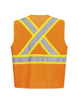 Hi-Vis Safety Vest with Zipper Front by Portwest - Style CA101