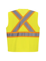 Hi-Vis Safety Vest with Zipper Front by Portwest - Style CA101