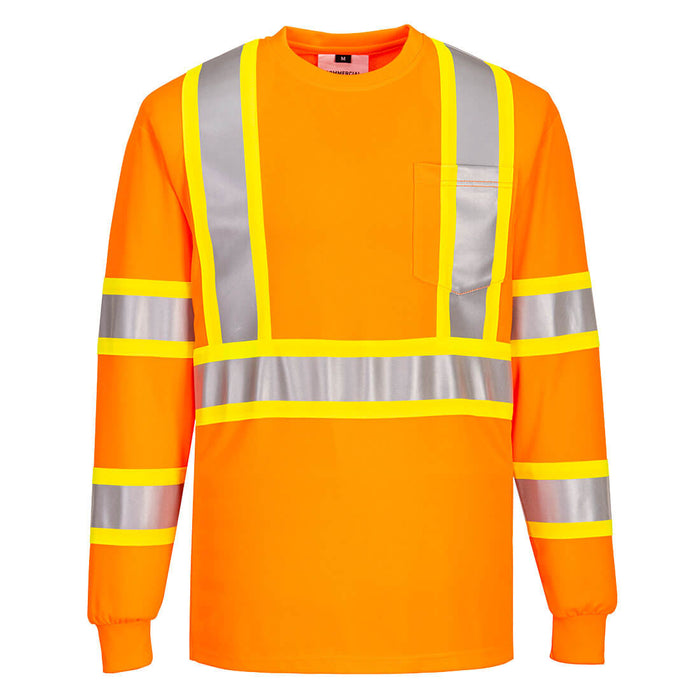 Hi Visibility Long Sleeve Shirt by Portwest