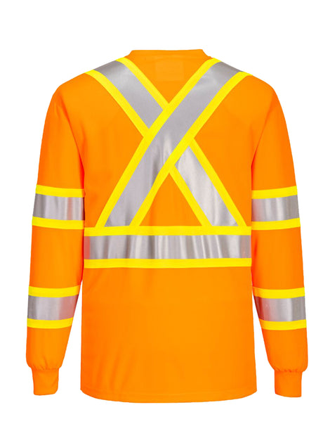 Hi Visibility Long Sleeve Shirt by Portwest - Style CA111