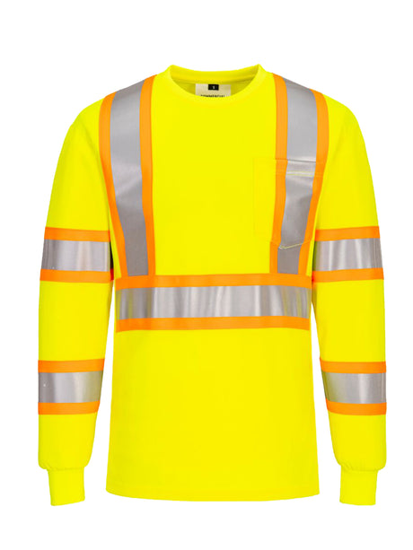 Hi Visibility Long Sleeve Shirt by Portwest - Style CA111