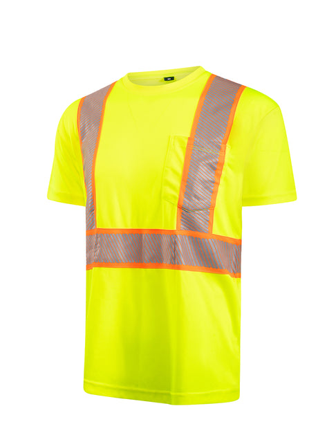 Hi-Vis Segmented Tape T-Shirt S/S by Portwest - Style CA112/CB112