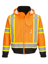 Hi-Vis Winter Bomber Jacket by IFR Workwear Style CA160