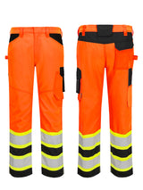 Hi-Vis Contrast Tape Work Pants by Portwest - Style CA241