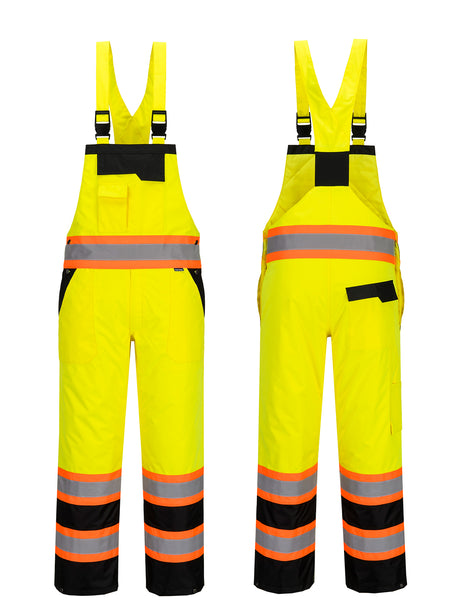 Hi-Vis Contrast Tape Winter Bib & Brace by Portwest - Style CA489/CB489