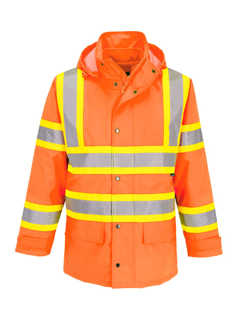 Hi-Vis 5-in-1 Traffic Jacket by Portwest, Style CA768/CB768