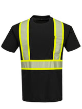 Hi-Vis Segmented Tape T-Shirt S/S by Portwest - Style CA112/CB112