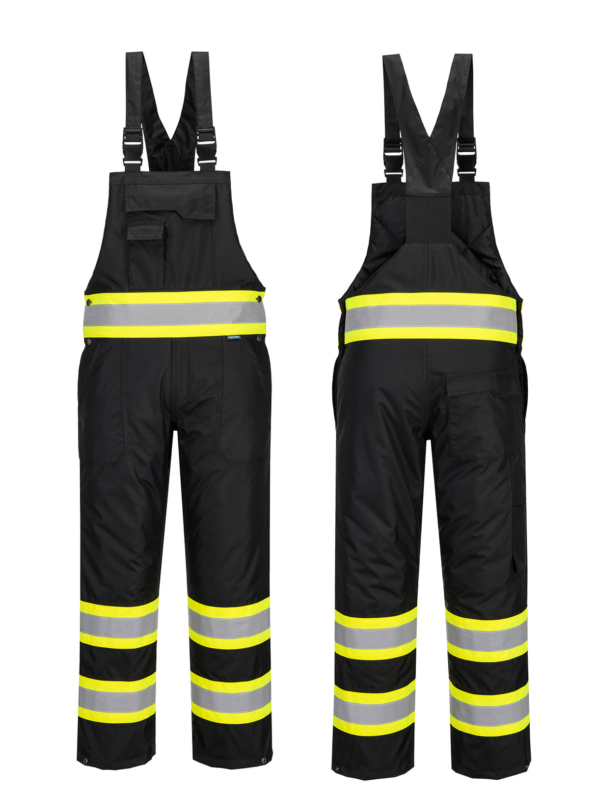 Hi-Vis Contrast Tape Winter Bib & Brace by Portwest - Style CA489/CB489