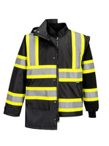Hi-Vis 5-in-1 Traffic Jacket by Portwest, Style CA768/CB768