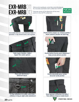 Stretch Ultra-Light Pant GATTS Workwear - Style EXR-MRB011