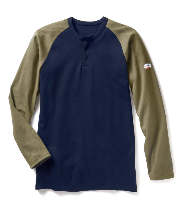 Rasco 6.1 oz. FR Flameshield Henley T-Shirt - Style FR0401