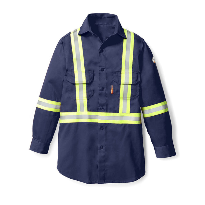 Rasco 7.5 oz. FR Flameshield Uniform Shirt with Reflective Trim -Style FR1403