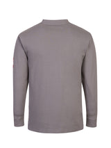 Navy Bizflame 7oz FR Antistatic Henley Shirt by Portwest - Style FR32NA