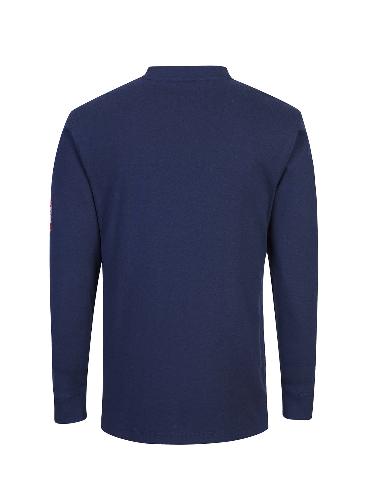 Navy Bizflame 7oz FR Antistatic Henley Shirt by Portwest - Style FR32NA