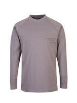 Navy Bizflame 7oz FR Antistatic Crew Neck Long Sleeve T-Shirt by Portwest - Style FR33NA