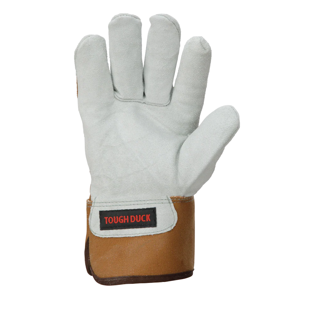Cow Split Leather Fitters Glove by Tough Duck - GI560