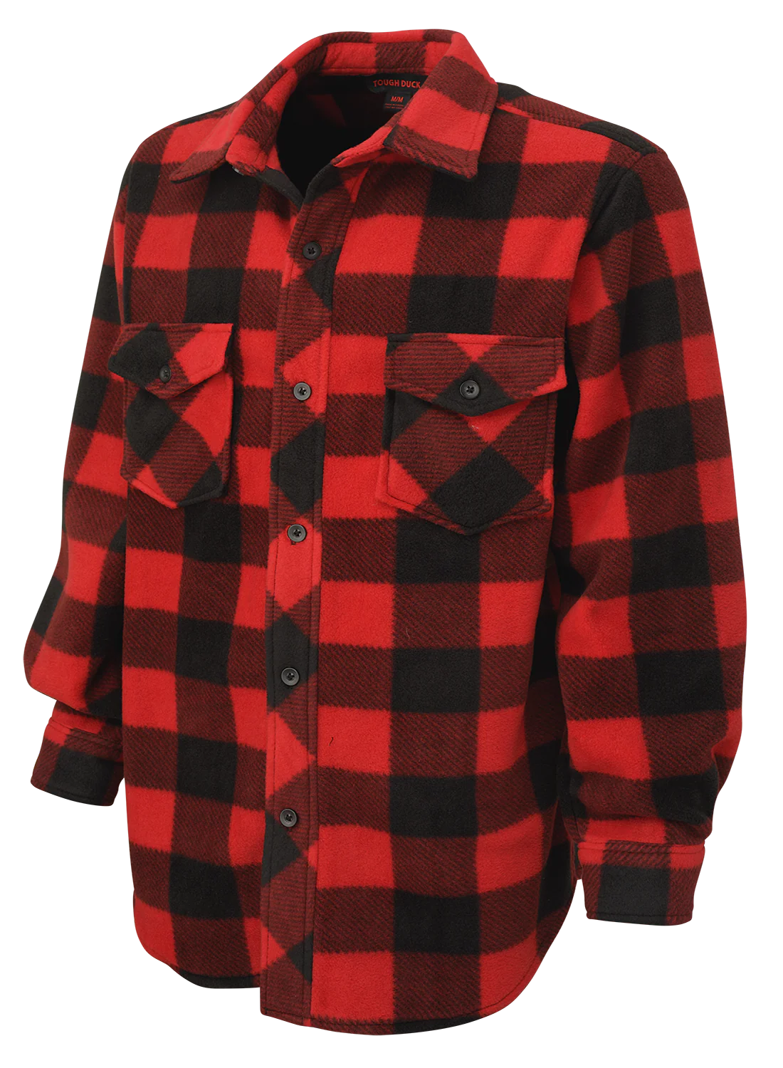 Buffalo Check Fleece Shirt by Tough Duck - Style i964