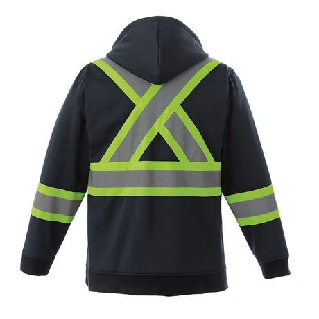 CX2 Freedom Hi-Vis Full Zip Polyester Fleece Hoodie - Style L00682