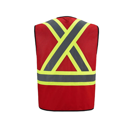 CX2 Scout Hi-Vis Zipper front Vest - Style L01150