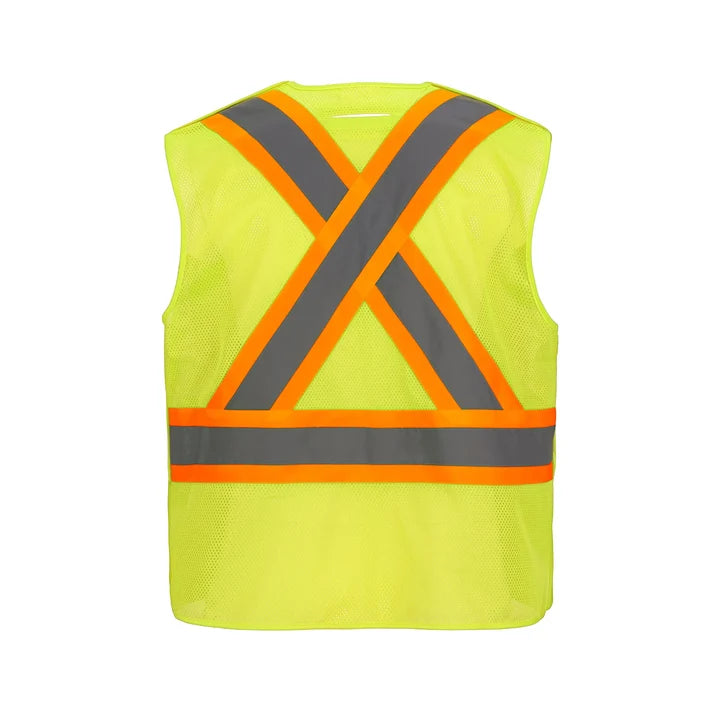 CX2 Sentinel - Mesh Hi-Vis 5 Point Tear-away Vest - Dual Sized - L01155