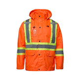 CX2 Hi-Vis Raincoat with Detachable Hood Style L01205