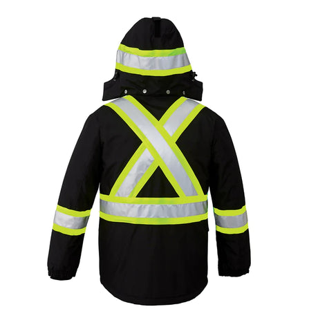 CX2 Armour Hi-Vis Insulated Poly Canvas Workwear Parka - Style L01250