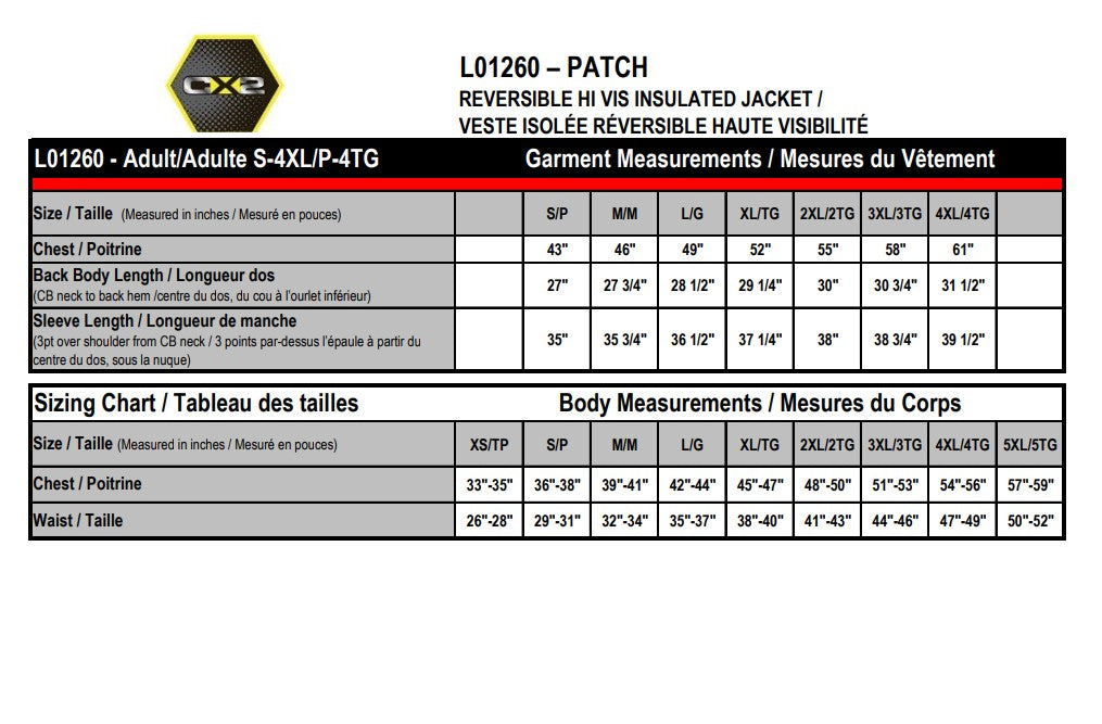 CX2 Safeguard Hi-Vis Reversible Jacket - Style L01260