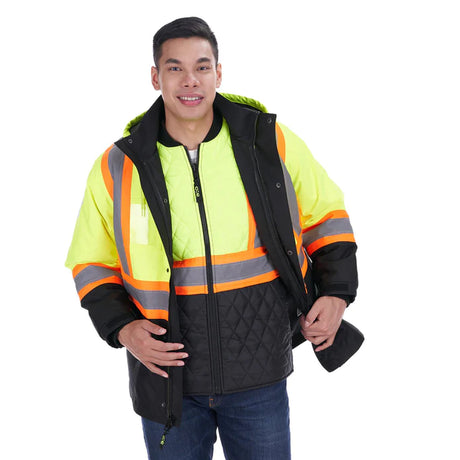 CX2 Kenworth 5 in 1 Hi-Vis Coat - Style L01275