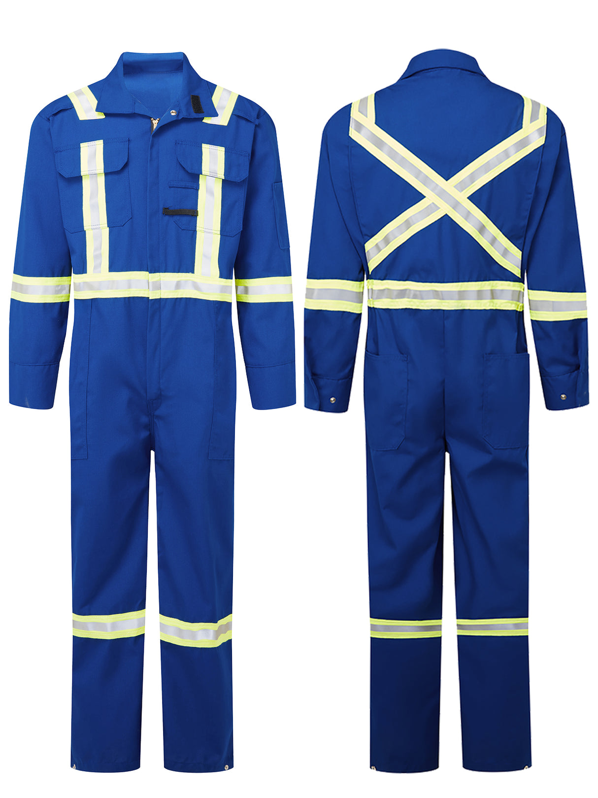 Nomex IIIA 6 oz Deluxe Coveralls By IFR Workwear - Style 109 - Royal Blue