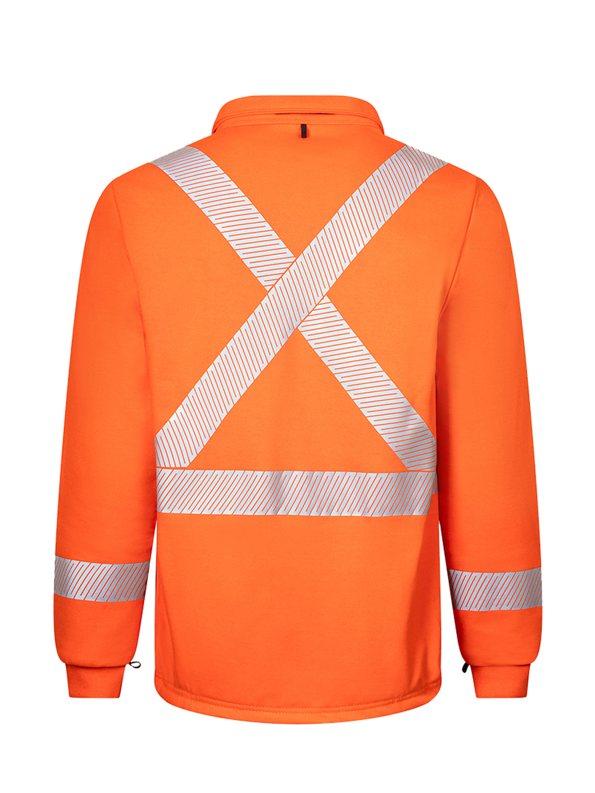 Segmented Striped Fleece Full Zip Jacket By IFR Workwear - Style OSO329