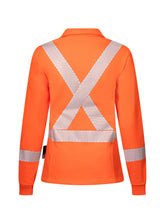 Women's Segmented Striped Fleece Full Zip Jacket - Style 474