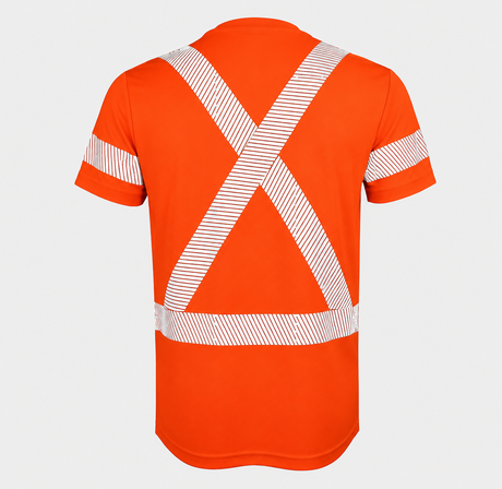 Hi-Visibility Short Sleeve Shirt By GATTS Workwear - Style STX2SS