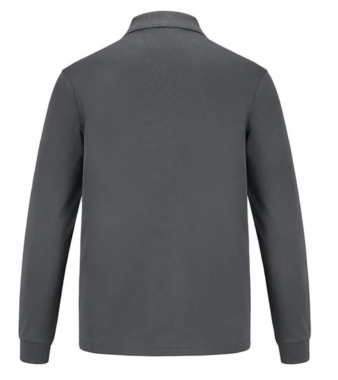 CX2 Birdie - Men's Long Sleeve Pique Mesh Polo Shirt, Style S05737