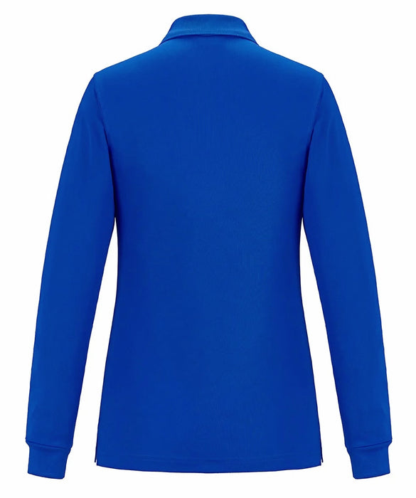 CX2 Birdie - Ladies Long Sleeve Pique Mesh Polo Shirt, Style S05738