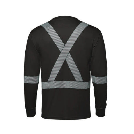 CX2 Volt Hi-Vis Long Sleeve T-shirt with Segmented Stripes - Style S05982