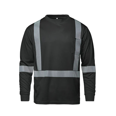 CX2 Volt Hi-Vis Long Sleeve T-shirt with Segmented Stripes - Style S05982