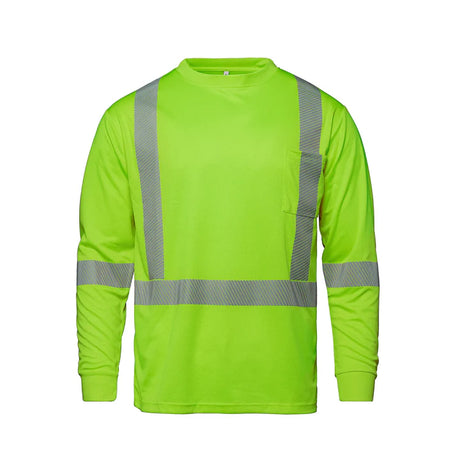 CX2 Volt Hi-Vis Long Sleeve T-shirt with Segmented Stripes - Style S05982