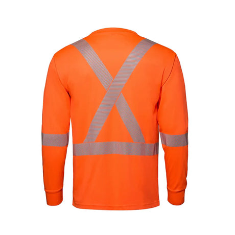 CX2 Volt Hi-Vis Long Sleeve T-shirt with Segmented Stripes - Style S05982